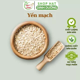 Yến mạch cán mỏng túi 200g, 500g làm sữa hạt, chế biến món ăn - Tiệm Hạt Lành