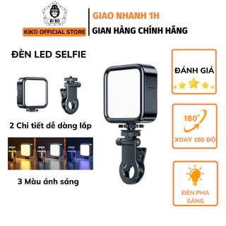 Đèn Led Selfie Hỗ Trợ Ánh Sáng Quay Phim Chụp Hình Có Thể Thay Đổi Màu Ánh Sáng