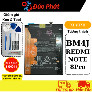 Pin Xiaomi BM4J Redmi Note 8 Pro Zin New (Giảm giá keo dán và bộ sửa khi mua kèm)