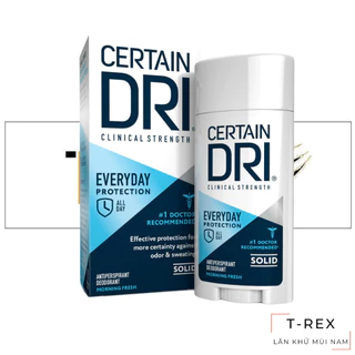 Lăn Khử Mùi Certain Dri Everyday Strength Clinical Antiperspirant & Deodorant 74Gr ( Sáp Trắng )