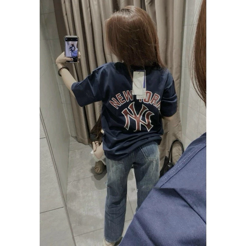 Áo Thun MLB 073 hot trend 2024 thun 100% cotton 2 chiều Form Unisex Nam Nữ - HÀNG ĐẦY ĐỦ TAG