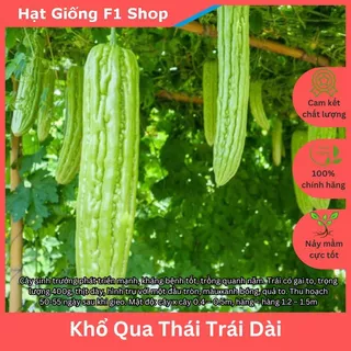 Hạt giống khổ qua Thái trái dài lai F1 - Gói 5 hạt (550.F1)