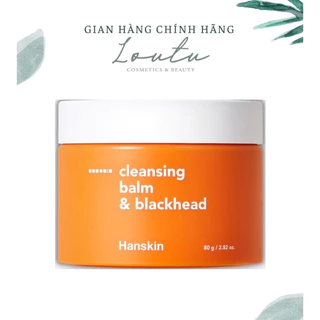 Sáp Tẩy Trang Sạch Sâu, Làm Sạch Sợi Bã Nhờn, Mụn Đầu Đen HANSKIN PORE CLEANSING BALM 80g