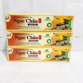 Kem Đánh Răng Dược Liệu Ngọc Châu Tuýp 100g/170g - HÀNG CHUẨN CHÍNH HÃNG