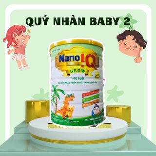 Sữa bột NANO IQ GROW 1-10t 900g _ chiều cao và trí não