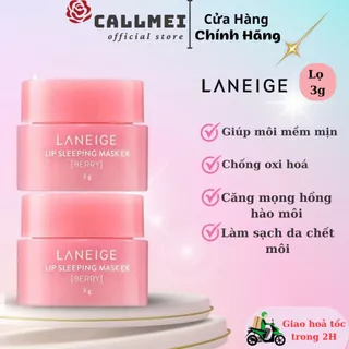 [Mini] Mặt Nạ Ngủ Dưỡng Ẩm Môi Và Phục Hồi Môi Thâm Laneige Lip Sleeping Mask 3g