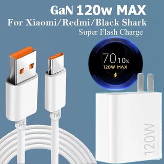 Bộ sạc nhanh xiaomi 120W Max cho Redmi Note11pro Sạc Xiaomi 11T Pro Cáp sạc nhanh TypeC 6A Beer.69