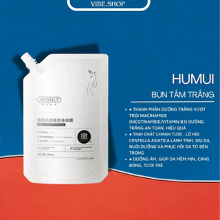 Tắm trắng body cấp tốc HunMui 300ml mặt nạ bùn ủ trắng cơ thể sản phẩm giúp Trắng da siêu nhanh một cách tự nhiên