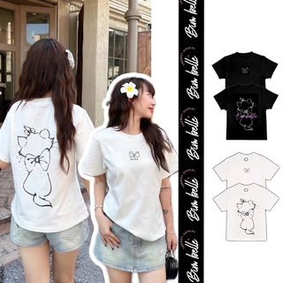 Áo Baby Tee in hình mèo Tom dễ thương 100% Cotton 2 chiều 250Gsm