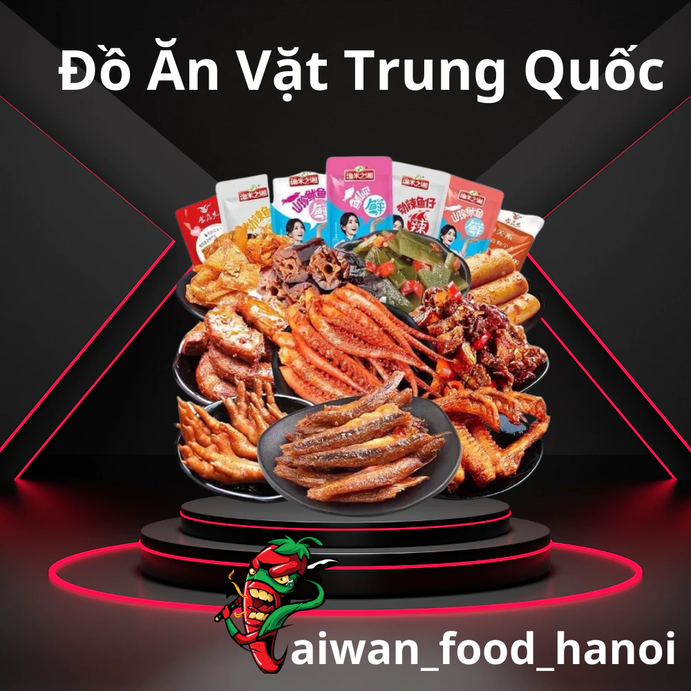 Đồ Ăn Vặt Tổng Hợp Các Món Cay Siêu Ngon - Đồ Ăn Vặt Trung Quốc - Ăn Vặt Nội Địa Trung - Đa Dạng - taiwan_food_hanoi