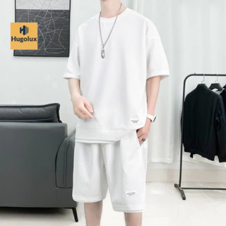 Bộ Thể Thao Nam Chất Cotton Xốp Thái ⚡ FREE SHIP ⚡ Đồ Bộ Thể Thao Nam Phối Viền Trẻ Trung Thời Trang - HUGOLUX.VN