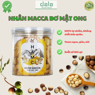 ĐÀ LẠT GỐC + TẶNG QUÀ 20K - Nhân Macca bơ mật ong -Thương hiệu Hoàng Anh Macca - Ngọt thanh, bùi, béo - Hộp 200g