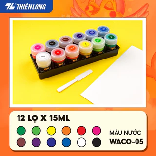 Màu Nước Thiên Long 12 màu WACO-05