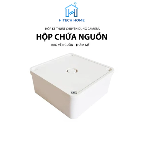 Hộp kĩ thuật dùng cho camera giám sát kích thước 11 x 11, bảo vệ nguồn camera.