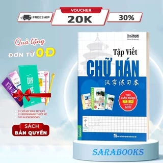 Sách Tập Viết Chữ Hán Biên Soạn Theo Giáo Trình Hán Ngữ MCBooks Phiên Bản Mới Dành Cho Người Tự Học