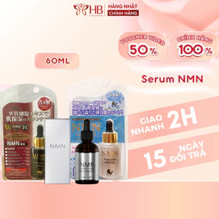 Serum NMN tái tạo da đảo ngược chiều lão hóa, essence tế bào gốc Nhật Bản, giúp da căng bóng, cấp ẩm, dưỡng trắng cho da