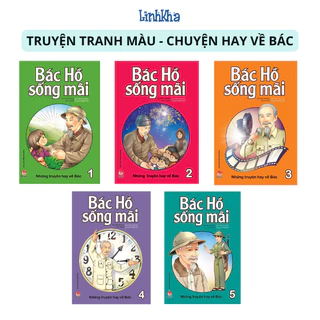 Sách - Truyện tranh màu Bác Hồ Sống Mãi - Những chuyện hay về Bác (Lẻ Chủ Đề Và Trọn Bộ 5 cuốn) Kim Đồng