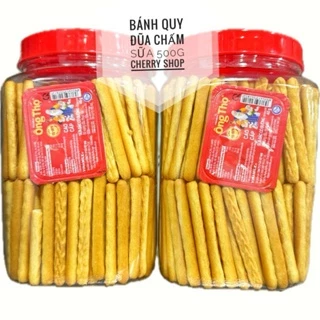 500g HŨ BÁNH QUY ĐŨA TẶNG SỮA