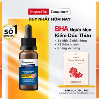 Serum Compliment Vitamin C Cấp Ẩm Và Phục Hồi Da, Se Khít Lỗ Chân Lông, Dưỡng Da Dầu Mụn 27ml