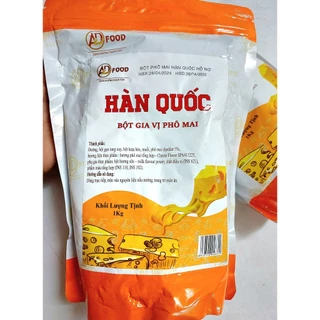 500g Bột Gia Vị Phô Mai Hàn Quốc Màu Hồng Cam, Vị béo mặn, thơm