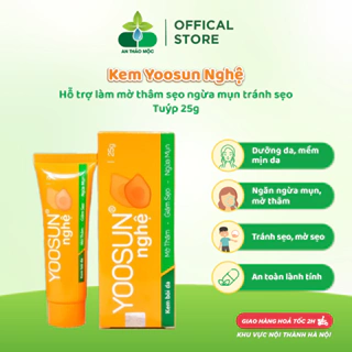 Kem Yoosun nghệ hỗ trợ làm mờ thâm sẹo ngừa mụn tránh sẹo dưỡng da làm mịn da hiệu quả tuýp 25g
