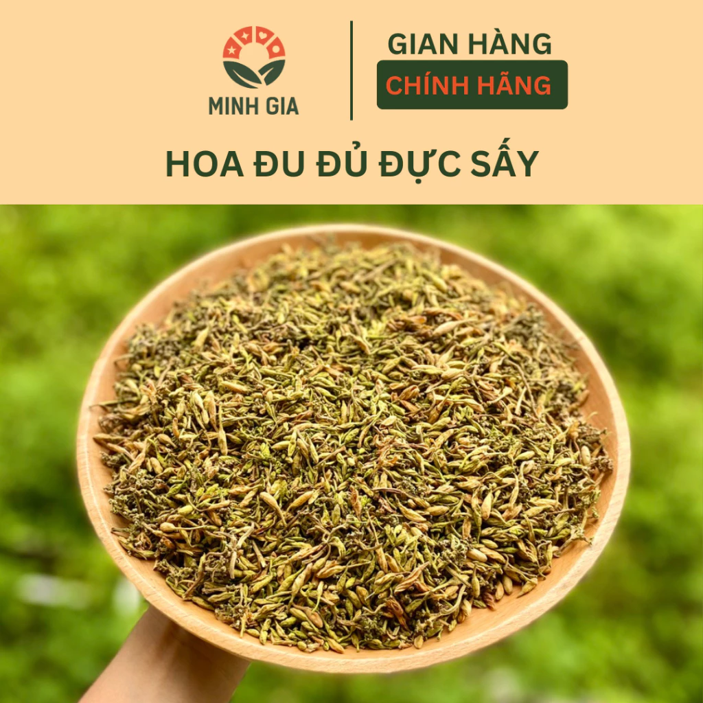 Hoa Đu Đủ Đực Sấy, Giảm Ho, Hỗ Trợ Các Bệnh Hô Hấp, Chống Ung Thư| Túi 500g Thảo Dược Minh Gia