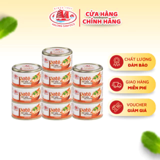 COMBO 10 Hộp Patê Cột Đèn Hải Phòng 90G - Đồ Hộp Hạ Long