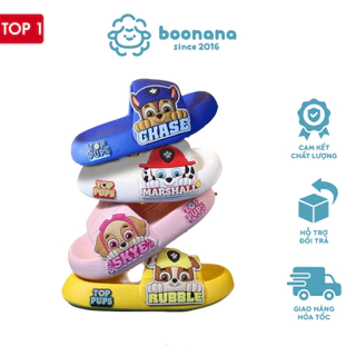 Dép lê cho bé hình chó cứu hộ Paw Patrol nhẹ êm, thoải mái Boonana