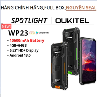 OUKITEL WP23 - SIÊU BỀN PIN 10600MAH 8NHÂN RAM4GB ROM64GB ANDROID 13