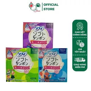 Băng vệ sinh Tampon Unicharm Nhật Bản Siêu Thấm Hút Khô Thoáng Dịu Nhẹ Siêu Sạch