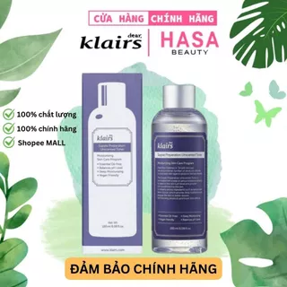 [CHÍNH HÃNG] Nước Hoa Hồng Không Mùi Dưỡng Ẩm Và Làm Mềm Da Dear Klairs Supple Preparation Unscented Toner 180ml