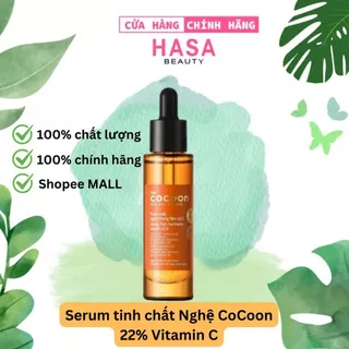 Tinh chất nghệ Hưng Yên x2.2 (serum) với 22% vitamin C sáng da chuyên sâu & mờ vết thâm Cocoon 30ml - Mỹ phẩm thuần chay