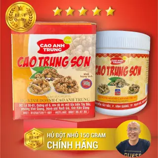 Hũ 150gram Bột ngải đen Cao Trung Sơn Hỗ trợ xương khớp