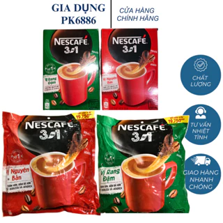 Cà phê sữa NesCafé 3 in 1 đậm vị cà phê bịch 736g 46 gói & hộp 320g 20 gói