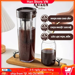 Bình pha cafe COLD BREW (cà phê ủ lạnh) nhựa nguyên sinh ABS 1.1L - Gờ cafe