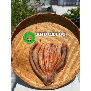KHÔ CÁ LÓC ĐỒNG THÁP - 1 kg khô cá lóc size lớn 2 nắng ướp vị vừa ăn- Cô Ba Chang