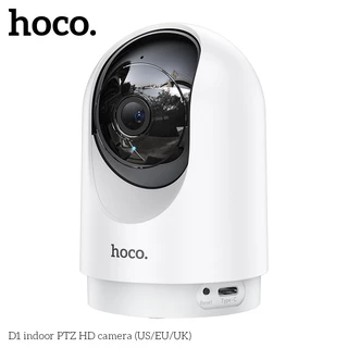 Camera IP wifi Hoco D1 3.0MPX FullHD+ phân giải 2304*1296P - đàm thoại 2 chiều, quan sát rộng, xoay 360 độ (Trắng)