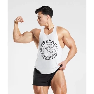 Áo Thun Ba Lỗ Tập Gym Nam Logo Tròn Thun Cotton Mát Lạnh