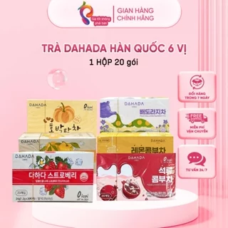 Trà túi lọc vị trái cây Dahada nhập khẩu độc quyền Hàn quốc,detox hỗ trợ sức khoẻ giảm cân-Trà Komucha