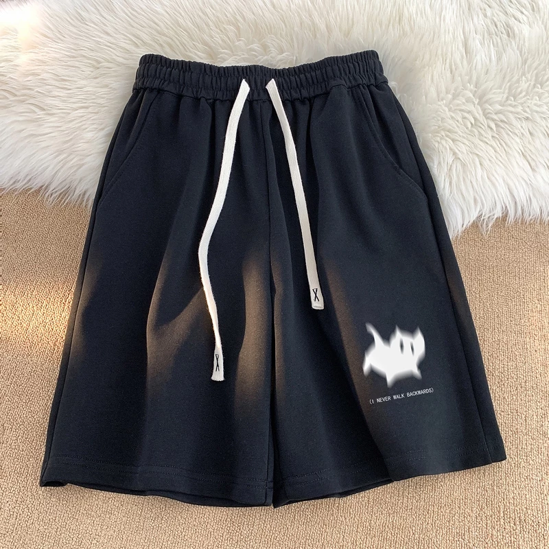 Quần đùi nam nữ unisex in hình BLACK CAT chất liệu umi dày dặn form đẹp thoáng mát