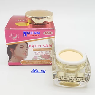 Kem dưỡng trắng giữ ẩm Bạch Sâm K4 tái tạo da ngăn ngừa lão hóa 18g