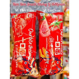 🍅 Bim Bim Snack Khổng Lồ One Bite Vị Cà Chua - Vị Tôm Hùm 168Gram 🦞