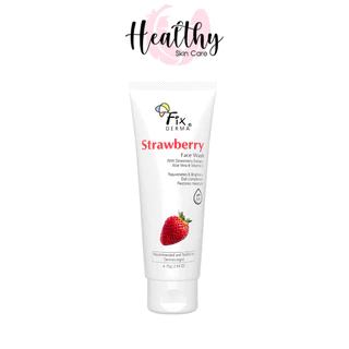 Sữa rửa mặt giảm nhờn, mụn chiếc xuất dâu tây Fixderma Strawberry Face Wash 75g