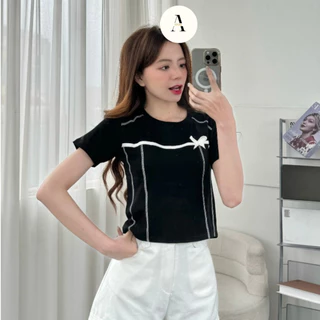 Áo phông babytee ATOKI kèm nơ 164 P5K8