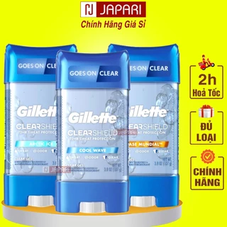 Lăn Khử Mùi Gillette CHÍNH HÃNG Của Mỹ - Lăn Nách Gilette Khử Mùi Cơ Thể Cho Nam Nữ - Lăng Khử Mùi /Lăng Nách Japari