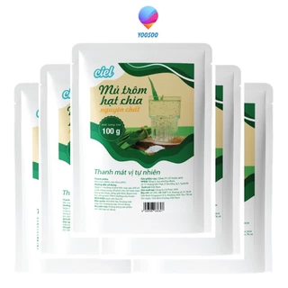 Combo 10 Túi Mủ Trôm Hạt Chia Đường Phèn CIEL gói 100g - BONALI - YOOSOO