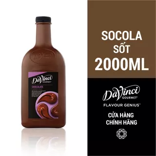 Sốt Davinci Socola Đen - Chai 2L