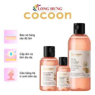 Nước sen Hậu Giang Cocoon Lotus Soothing Toner làm dịu cho da nhạy cảm (50ml/140ml/310ml)