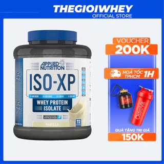 Sữa Tăng Cơ Cho Người Tập Gym Whey Protein Applied Nutrition ISO XP 4Lbs (1,8kg), Bổ Sung Đạm