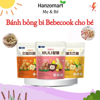 Bánh bỏng bi BeBecook cho bé ăn dặm